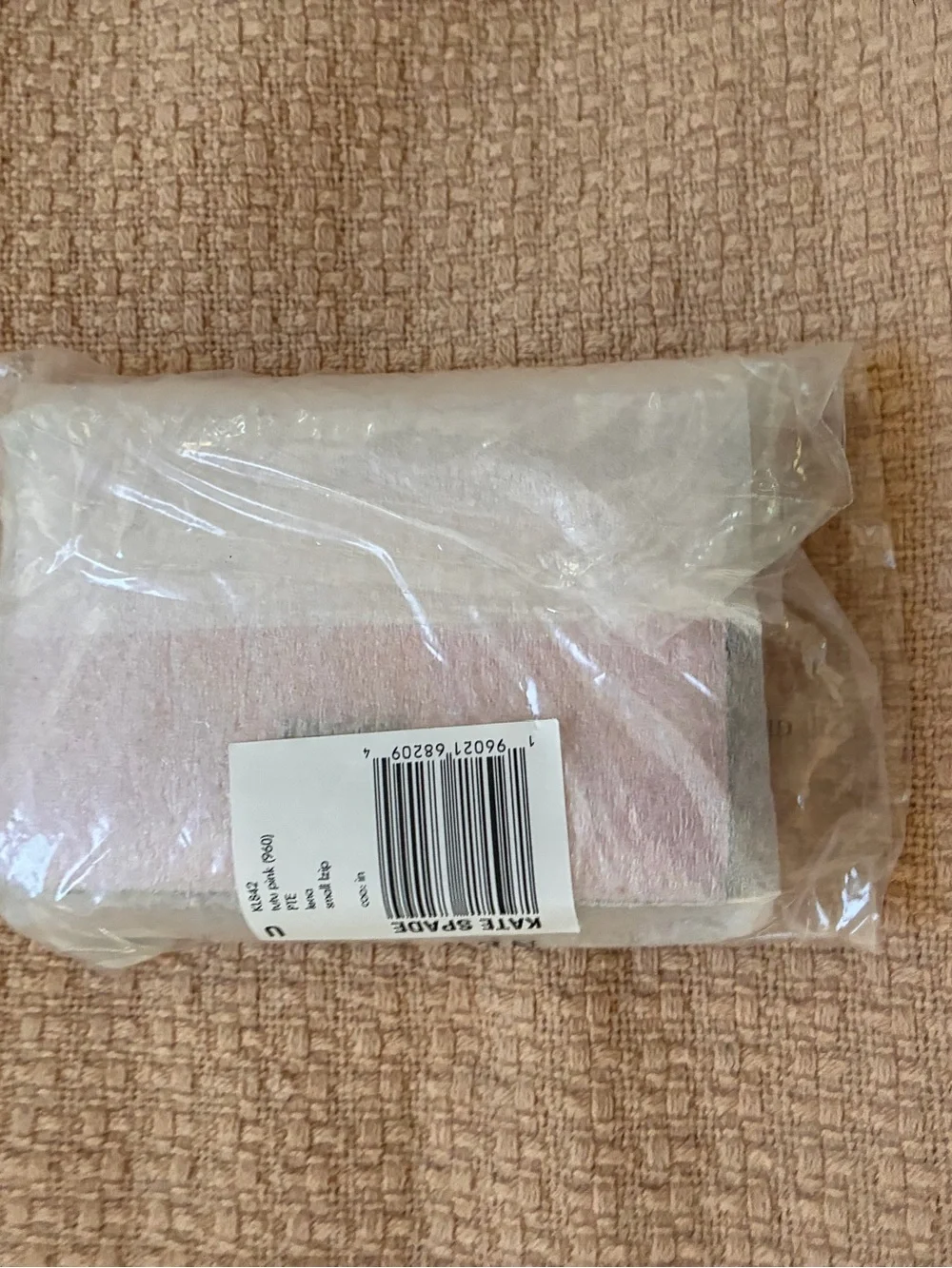 Kate Spade New York Blush Pink Pebbled Leather Wallet